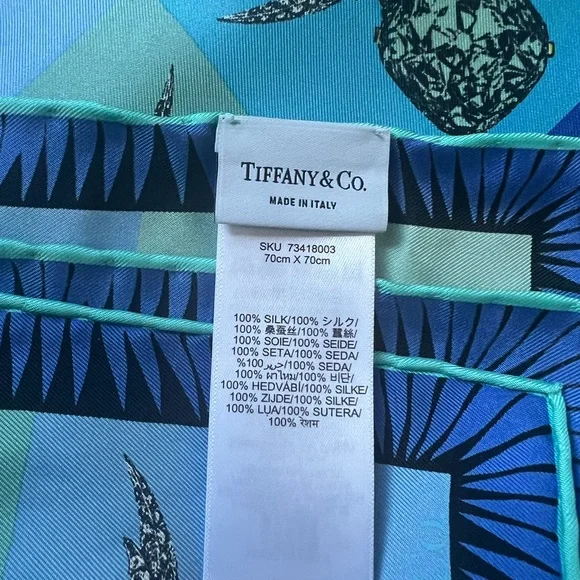 Tiffany & Co. Silk Skarf - Picture 8 of 12